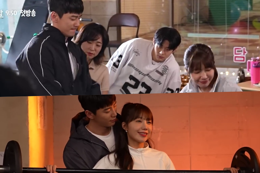Assista: Lee Jun Young, Jeong Eun Ji e mais não para de rir durante a filmagem de pôsteres para "bombear o amor saudável"
