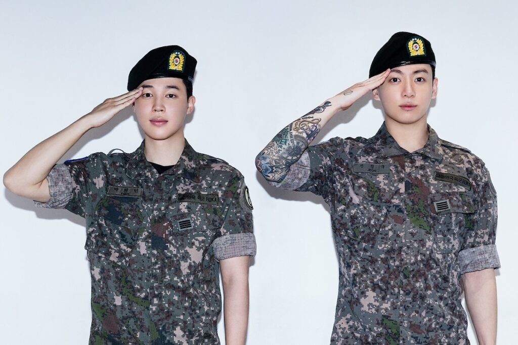 Jimin e Jungkook do BTS foram descartados do exército