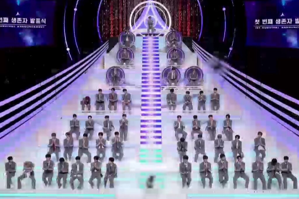 "Boys II Planet" anuncia o Top 48 Ranking + elimina 32 concorrentes na 1ª cerimônia de anúncio do Survivor