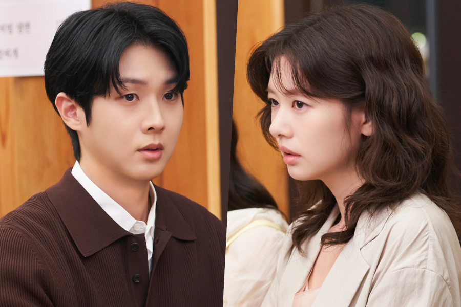 Choi Woo Shik participa de um jantar de equipe com sua falsa esposa Jung So Min em “Would You Marry Me”