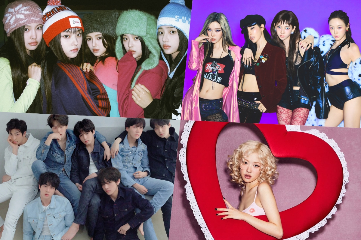 NewJeans, aespa, BTS e Rosé do BLACKPINK ganham certificações RIAJ Triple Platinum e Gold para streaming no Japão