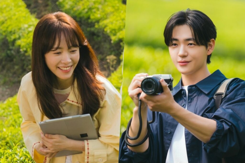 Han Ji Min se reencontra com seu namorado da faculdade, Shin Jae Ha, no trabalho em “O guia prático para o amor”