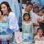 Filha de Tavia Yeung com ele Law comemora 6º aniversário