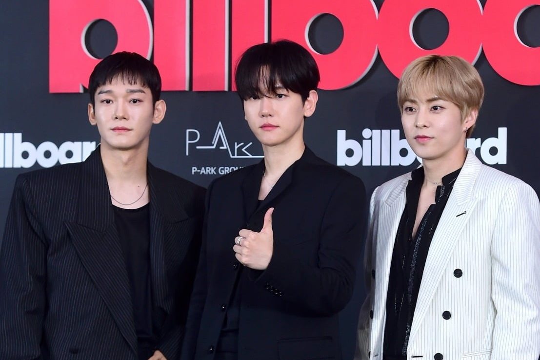 Os membros do EXO Baekhyun, Chen e Xiumin notificam o INB100 sobre rescisões de contrato